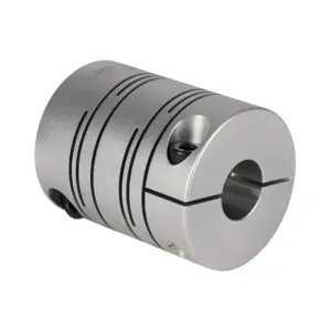 SUNG IL MACHINERY SRBA-60C-20-22 Coupling, Servo-Beam, Aluminum Alloy, Clamp, 60 Size, 20 x 22mm Bore | CV7GNK