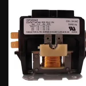 SUPCO DP30242 Contactor, 30A, 24V, 2 Pole | CU4VRX 304M93