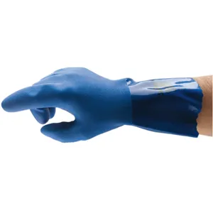 ANSELL 04-644 Chemical Resistant Gloves PVC Size 11 PR | AG3NAJ 33NR87