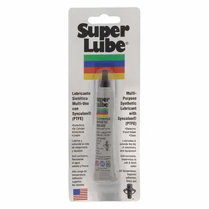 SUPER LUBE 21010 Multi-Purpose Synthetic Grease, NLGI 2, With PTFE, 1/2 Oz, Tube Blistered | CM6UFW