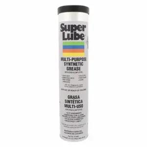 SUPER LUBE 41150/1 Multi-Purpose Synthetic Grease, NLGI 1, With PTFE, 14.1 Oz, Cartridge | CM6UGJ