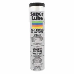 SUPER LUBE 41150/UV Multi-Purpose Synthetic UV Grease, NLGI 2, With PTFE, 14.1 Oz, Cartridge | CM6UHN