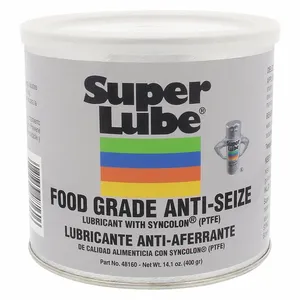 SUPER LUBE 48160 Food Grade Anti-Seize Lubricant With PTFE, 14 Oz, Canister | CM6UQP