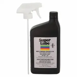 SUPER LUBE 51600 Multi-Use Synthetic Oil With PTFE, 1 Quart, Trigger Sprayer | CM6UQJ