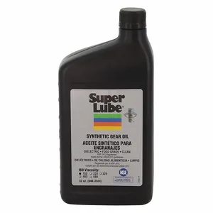 SUPER LUBE 54100 Synthetic Gear Oil, ISO 150, 1 Quart, Bottle | CM6UMP