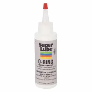 SUPER LUBE 56204 O-Ring Silicone Lubricant, 4 Oz, Bottle | CM6UPU