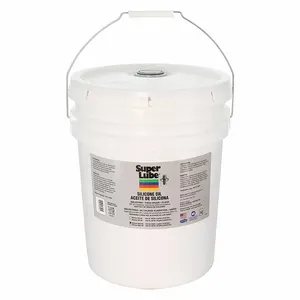 SUPER LUBE 56505 Silicone Oil, 5000 CST, 5 Gallon, Pail | CM6UPR