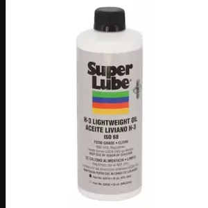 SUPER LUBE 60016 H3 Lightweight Oil, 1 Pint, Bottle | CM6UNW