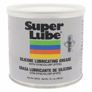 SUPER LUBE 92016 Silicone Lubricating Grease With PTFE, 14.1 Oz, Canister | CM6UJU