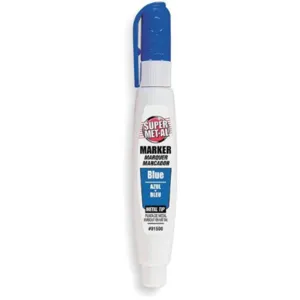 SUPER MET-AL 07600 Oil Based Jumbo Paint Marker, White, 48PK | AJ8FKU