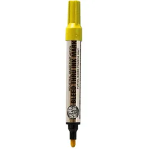 SUPER MET-AL 01505 Pump Action Bleed Thru Marker, Yellow, 144PK | AJ8FMH