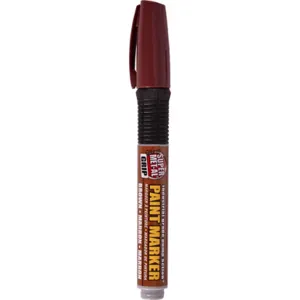 SUPER MET-AL 04192 Oil Based Fibre Tip Marker, Brown, 12PK | AJ8CEK