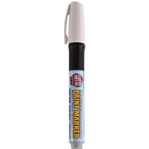 SUPER MET-AL 04045 Pump Action Marker Oil Based Fiber Tip, Light Blue | AJ8CDH