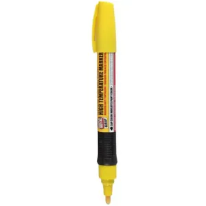 SUPER MET-AL 04501-Yellow High Temperature Marker Squeeze, Yellow, 144PK | AJ8FLJ