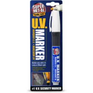 SUPER MET-AL 04550 Ultra Violet Marker, Clear | AJ8CHC