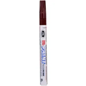 SUPER MET-AL 06021 Oil Based Fine Line Marker, Brown, 144PK | AJ8FKT