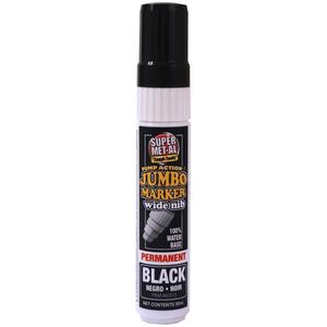 SUPER MET-AL 07403 Water Based Jumbo Permanent Paint Marker, Black | AJ8CGD