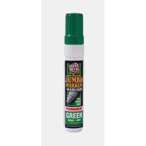 SUPER MET-AL 07406 Water Based Jumbo Permanent Paint Marker, Green | AJ8CGG