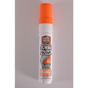 SUPER MET-AL 07606 Oil Based Jumbo Paint Marker, Orange, 48PK | AJ8FLA