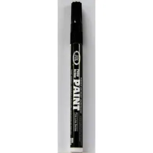 SUPER MET-AL 41003 Oil Based Fine Line Marker, Black, 144PK | AJ8FKH