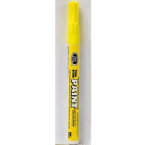 SUPER MET-AL 41006 Oil Based Fine Line Marker, Yellow, 144PK | AJ8FKG