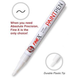 SUPER MET-AL 41101 Fine X Pump Action Paint Pen, Black, 120PK | AJ8FMY