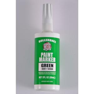 SUPER MET-AL 42006 Rollerball Paint Marker, 2 oz, Green, 24PK | AJ8FMC