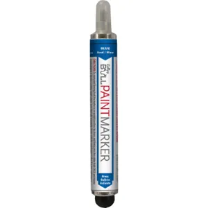 SUPER MET-AL 78104 Rolling Bull Paint Marker, Blue, 144PK | AJ8FMT