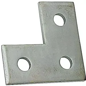 SUPER-STRUT AB219-HDG Channel Flat Plate, 3 Hole, Hot Dip Galvanized | CF4ZNV