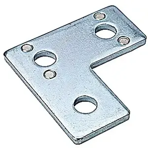 SUPER-STRUT AB219M-EG Channel Flat L Bracket, Electrogalvanized | CF4XVZ