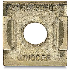 SUPER-STRUT AB241L-1/4 Square Washer, 1/4 Inch Size, Steel | CF4ZRT