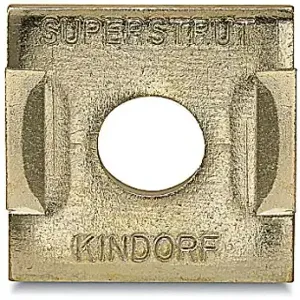 SUPER-STRUT AB241L-1/2 Square Washer, 1/2 Inch Size, Steel | CF4ZRU