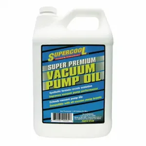 TSI SUPERCOOL V128 Vacuum Pump Oil, 1 Gal, Can, 118 Viscosity Index, 220 Degc Flash Point | CU4VZR 12V186