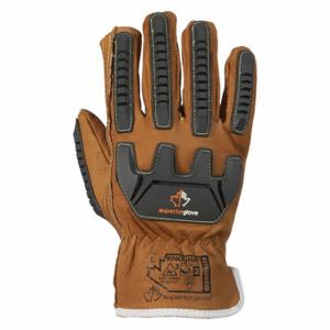 SUPERIOR GLOVE 378GOBKVBXL Arc Flash Driver Glove, XL, Drivers Glove, Full Leather Leather Coverage, 1 Pair | CR8RYN 360TY5