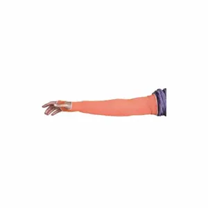 SUPERIOR GLOVE KOP1T18/M Cut-Resistant Sleeve, Ansi/Isea Cut Level A2, Hi-Visibility Orange, Sleeve, M, 1 Pr | CU4WXD 55NE48