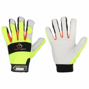 SUPERIOR GLOVE MXGKGHV/S Leather Gloves, Size S, Work Glove, Goatskin, Premium, ANSI Cut Level A5, Full, 1 Pair | CU4WVG 55ND90