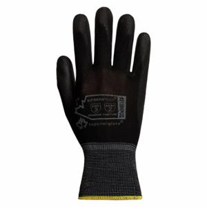 SUPERIOR GLOVE S13BKPUQ-9 Beschichteter Handschuh, L, Polyurethan, Nylon, 12er-Pack | CU4WAT 33TZ70