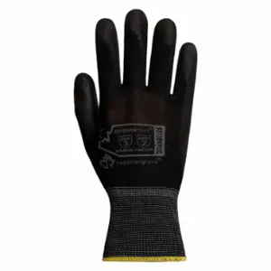 SUPERIOR GLOVE S13BKPUQ-9 Coated Glove, L, Polyurethane, Nylon, 12 Pack | CU4WAT 33TZ70