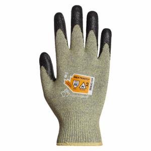 SUPERIOR GLOVE S13FRNE-6 Flame Retardant Gloves, 2 cal/sq cm ATPV Rating, ANSI Cut Level A4, S13FRNE-6, 1 Pair | CU4WCZ 33VG02