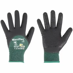 SUPERIOR GLOVE S13KBGLP/XX Knit Gloves, Size 2XL, Leather Palm Knit Glove, Goatskin, Std, Knit Cuff, 1 Pair | CU4WLU 783AM1