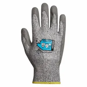 SUPERIOR GLOVE STAFGPU-12 Coated Glove, 3XL, Polyurethane, Gray, 1 Pair | CU4WBZ 43FG51