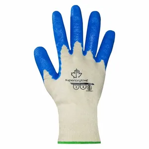 SUPERIOR GLOVE S15NT-8 Coated Glove, 2XL, Nitrile, 3/4, ANSI Abrasion Level 4, 12 Pack | CU4WAF 32HR47