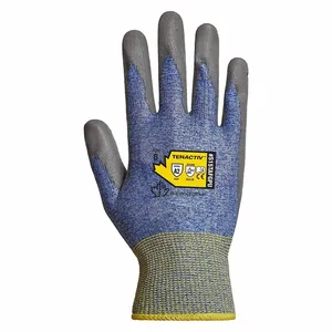 SUPERIOR GLOVE S15TAFGPU7 Knit Gloves, Size S, ANSI Cut Level A2, Palm, Dipped, Polyurethane, Smooth, 1 Pair | CU4WPD 55ND38