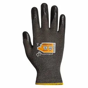 SUPERIOR GLOVE S18TAFGFN8 Coated Glove, M, Foam Nitrile, 1 Pair | CU4WAX 373H38