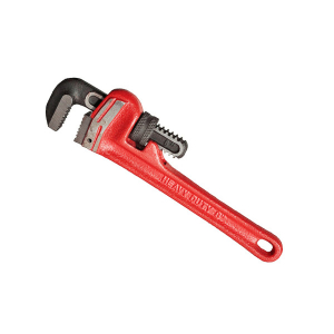 SUPERIOR TOOL 02808 Handled Pipe Wrench, Cast Iron, 8 Inch Size | CH3QXV