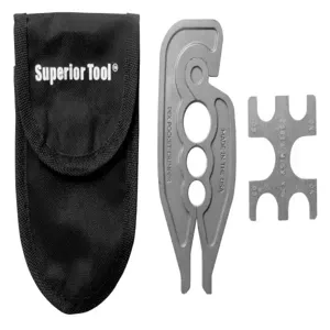 SUPERIOR TOOL 07100 Pex Crimp Tool Manual, 3/8, 1/2 And 3/4 Inch Size | AE2HWQ 4XLF3