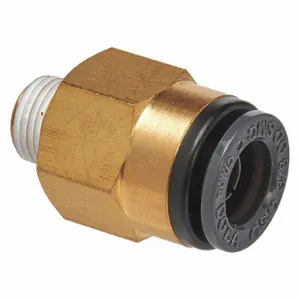 SUR R ABM320 Male Connector, Compression, Brass, Sae And Dot, 2Pk | CU4XRZ 426D15