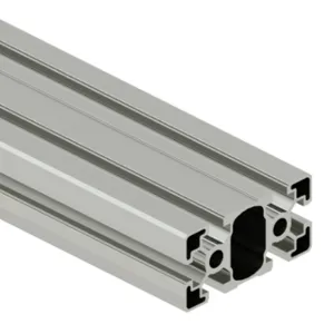 SURE FRAME 45-4590CL Light T-Slotted Rail, Silver, 6063-T6 Anodized Aluminum Alloy, Cut To Length | CV7WXX