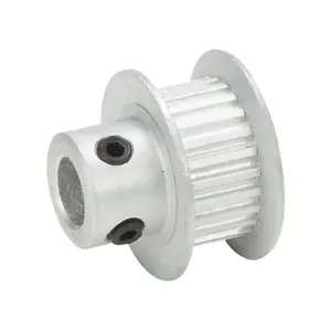 SURE MOTION APB24MXL025BF-250 Timing Pulley, Aluminum, 0.08 Inch Pitch, 24 Tooth, 0.611 Inch Pitch Dia., 1/4 Inch Bore | CV8DHY