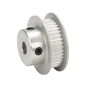 SURE MOTION APB40MXL025BF-250 Timing Pulley, Aluminum, 0.08 Inch Pitch, 40 Tooth, 1.019 Inch Pitch Dia., 1/4 Inch Bore | CV8DJX